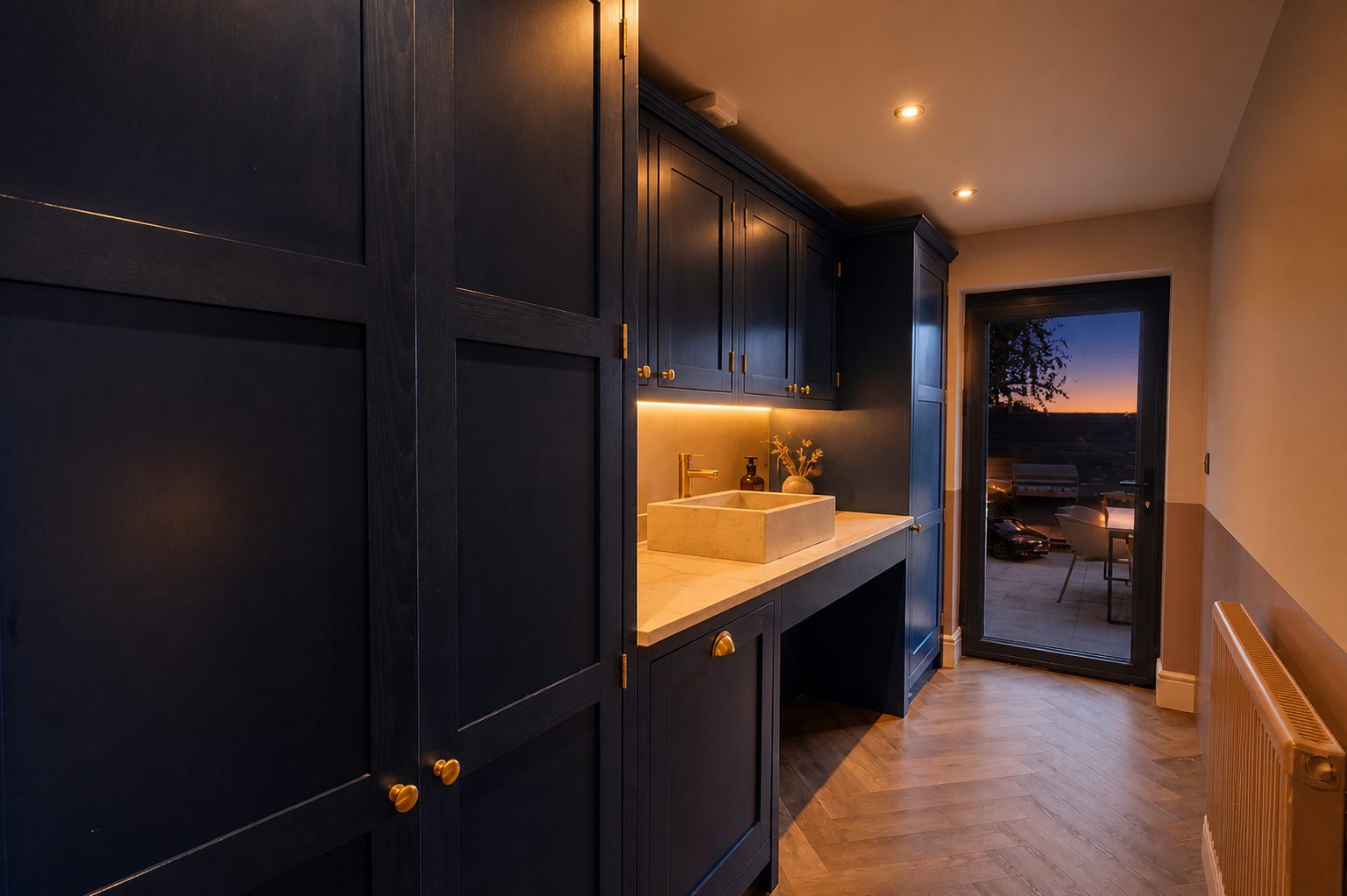 Utility & boot room