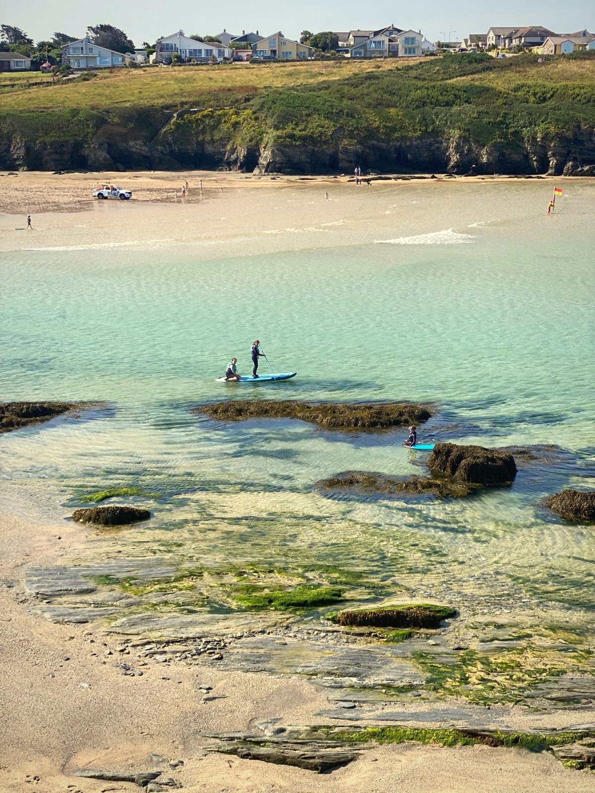 Watergate Bay beach on the North Cornwall coast